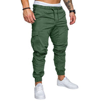 Casual Slim Fit Cargo Joggers Multi-Pocket Streetwear Pants